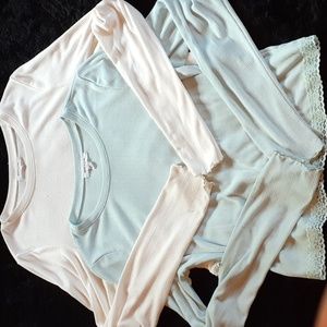 Stitch & Pine Set Of Two Long Sleeve Shirts